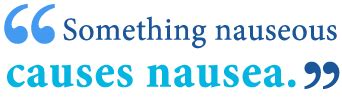 nauseam definition|how do you spell nausea.